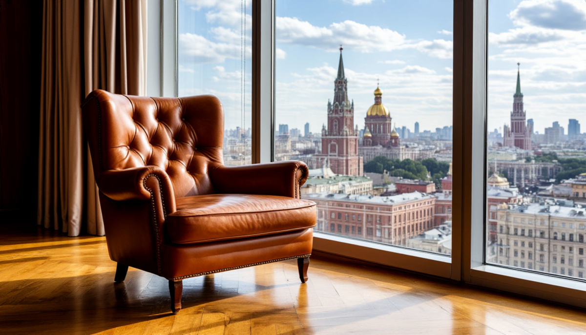 Ремонт кресла: перетяжка кожей, Москва Центр